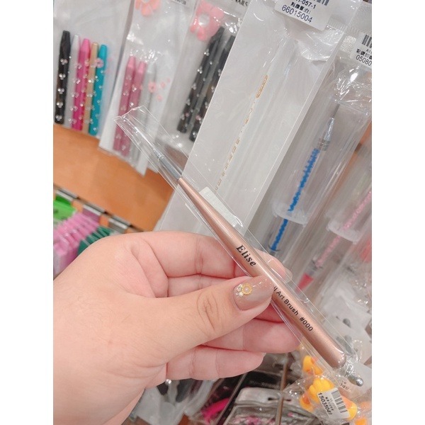 Elise尼龍凝膠 5款 彩繪筆 花卉 線條 凝膠筆 長線筆 線筆 美甲工具 美甲凝膠筆-細節圖2