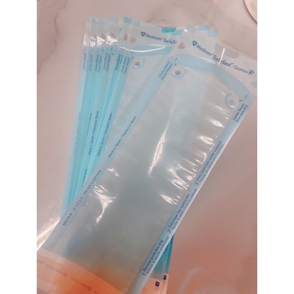 自封口袋 密封袋 清潔袋 10入 檢定考照專用 丙級美甲 美甲國家證照 二級美甲檢定工具消毒袋-細節圖3