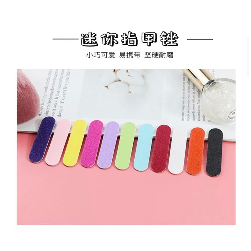 獨立包裝 隨機色 美甲短磨棒/磨板木皮銼美甲貼紙專用贈品禮品超划算 免運湊單 搓條 挫條 木片打磨棒-細節圖3