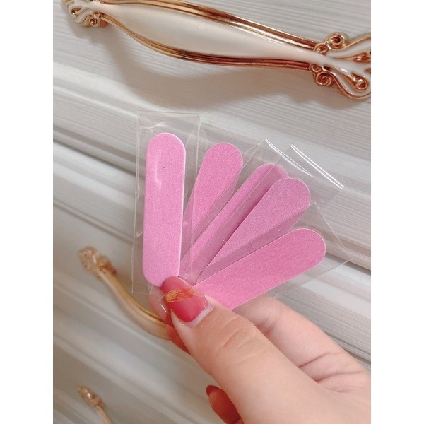 獨立包裝 隨機色 美甲短磨棒/磨板木皮銼美甲貼紙專用贈品禮品超划算 免運湊單 搓條 挫條 木片打磨棒-細節圖2
