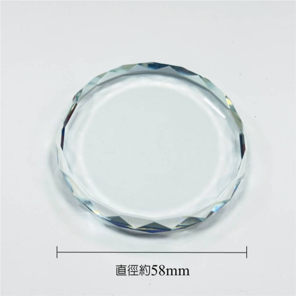 美甲 美睫 透明玻璃 調膠台 調膠盤 凝膠調色盤 甲油 調色板 調色盤 調膠板 混色板 玻璃塊 放膠盤 圓型玻璃調膠盤-細節圖3