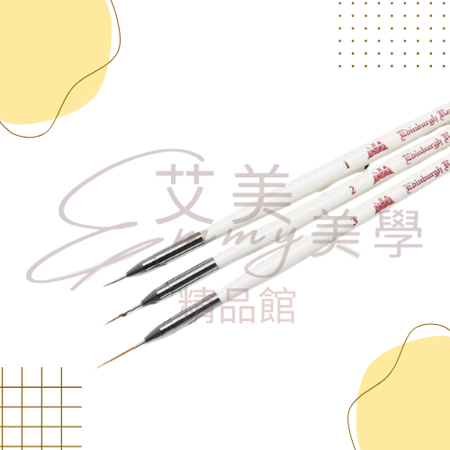 愛丁堡極細線筆套組-三入 彩繪筆 線筆 拉線筆 超細緻線筆 美甲彩繪筆 勾線筆-細節圖2