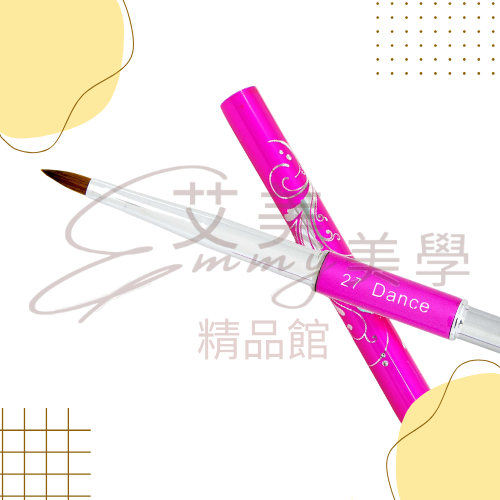 justnail漫舞彩繪刷-雕塑筆(半圓) 粉雕筆 水晶筆 貂毛筆-細節圖2