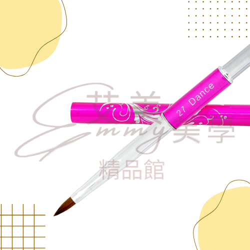justnail漫舞彩繪刷-雕塑筆(半圓) 粉雕筆 水晶筆 貂毛筆-細節圖3