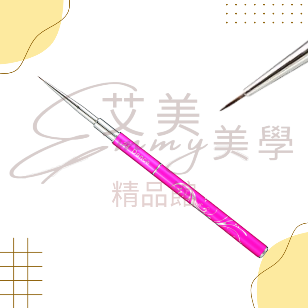 justnail漫舞彩繪刷-描繪刷 24 彩繪筆 花卉筆 美甲筆具 美甲工具-細節圖3