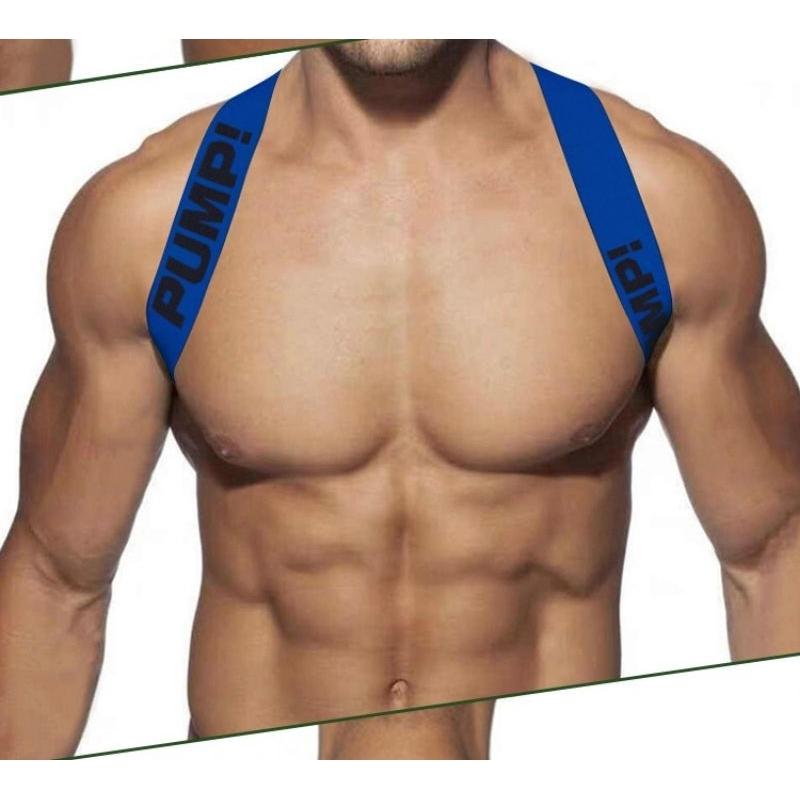 男性運動塑身彈力背帶/矯正及預防駝背/展露凸顯性感胸肌/狼熊犬型同志-細節圖5