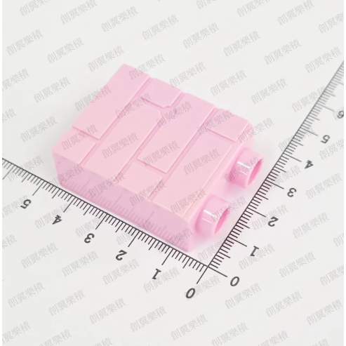 大顆粒積木 樂高得寶相容大顆粒 美高積木 德寶兼容 douplo相容 兩孔高階 屋磚 磚紋磚 創翼樂積 twlogic-規格圖2