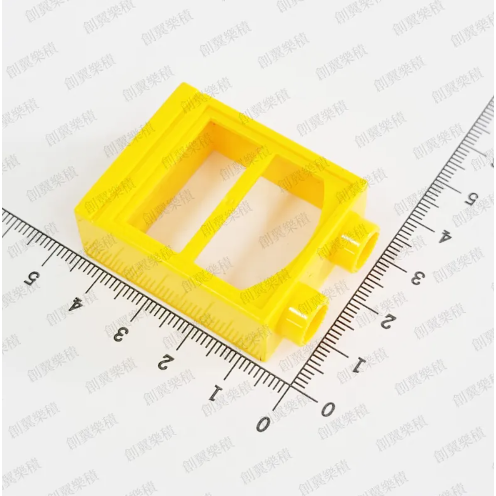 大顆粒積木 樂高得寶相容大顆粒 美高積木 德寶兼容 douplo相容 兩孔高階 屋磚 磚紋磚 創翼樂積 twlogic-規格圖2