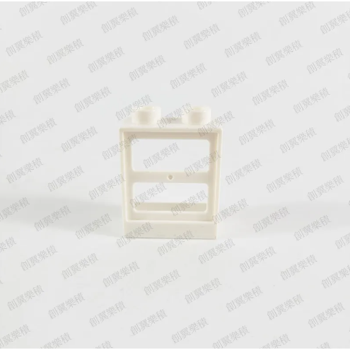 大顆粒積木 樂高得寶相容大顆粒 美高積木 德寶兼容 douplo相容 兩孔高階 屋磚 磚紋磚 創翼樂積 twlogic-規格圖2