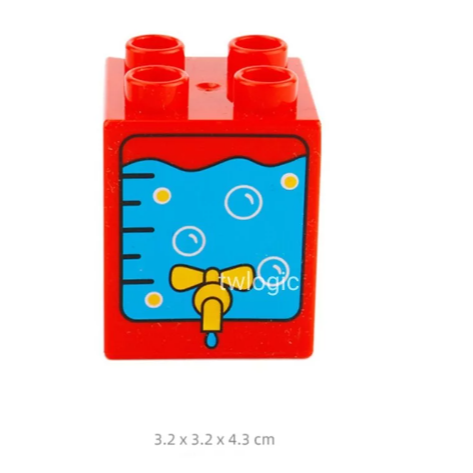 大顆粒積木 樂高得寶相容大顆粒 美高積木 德寶兼容 douplo相容 印花積木 印刷積木 創翼樂積 twlogic-規格圖1