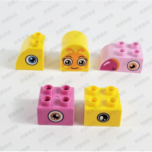 大顆粒積木 樂高得寶相容大顆粒 美高積木 德寶兼容 douplo相容 印花積木 印刷積木 創翼樂積 twlogic-規格圖1