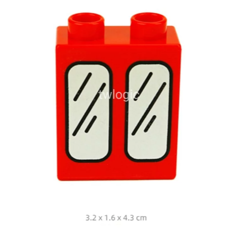 大顆粒積木 樂高得寶相容大顆粒 美高積木 德寶兼容 douplo相容 印花積木 印刷積木 創翼樂積 twlogic-規格圖1