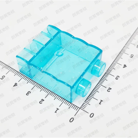 大顆粒積木 樂高得寶相容大顆粒 美高積木 德寶兼容 douplo相容 透明基礎塊/燈光磚 創翼樂積 twlogic-規格圖2