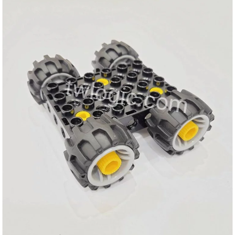 大顆粒積木 樂高得寶相容大顆粒 美高積木 德寶兼容 douplo相容 工程車/鏟車/消防車/組 創翼樂積 twlogic-規格圖1