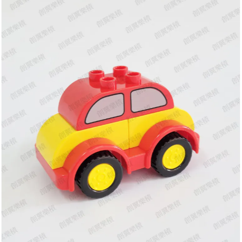 大顆粒積木 樂高得寶相容大顆粒 美高積木 德寶兼容 douplo相容 積木小車 / 各式小車組 創翼樂積 twlogic-規格圖1