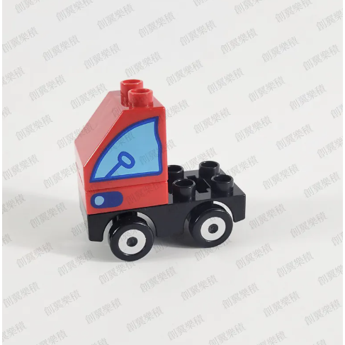 大顆粒積木 樂高得寶相容大顆粒 美高積木 德寶兼容 douplo相容 積木小車 / 各式小車組 創翼樂積 twlogic-規格圖1