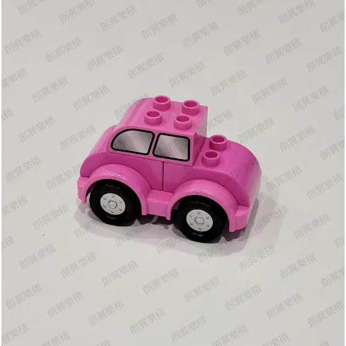 粉紅色小轎車