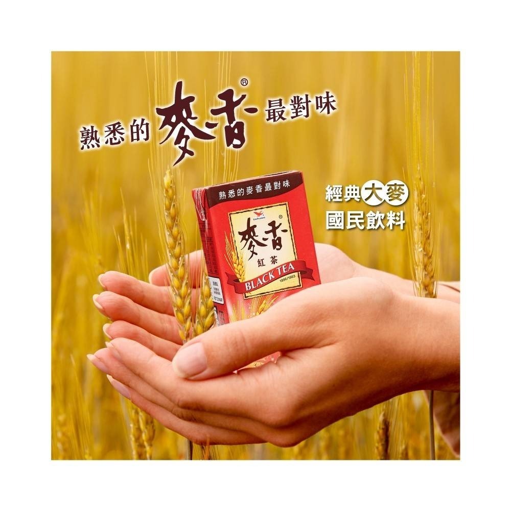 【6入】麥香系列｜300ml 麥香紅茶 麥香奶茶 麥香綠茶 鋁箔包裝 統一-細節圖4