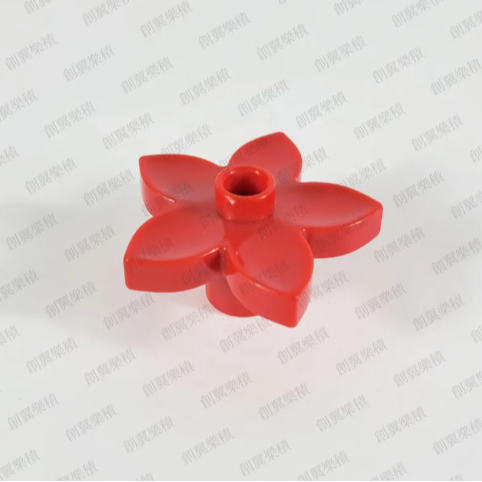 2朵紅色五角小花