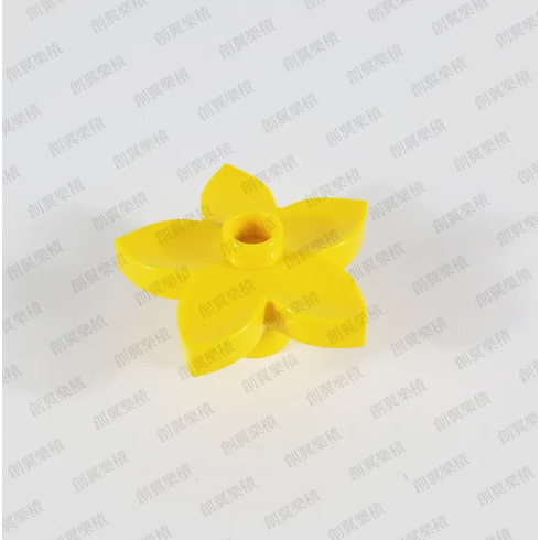 2朵黃色五角小花