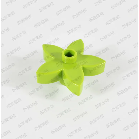 2朵果綠色五角小花