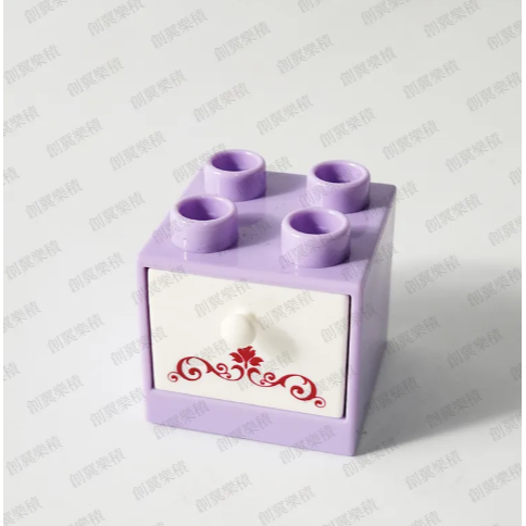 淺紫色櫃抽屜(可打開)(隱藏版)