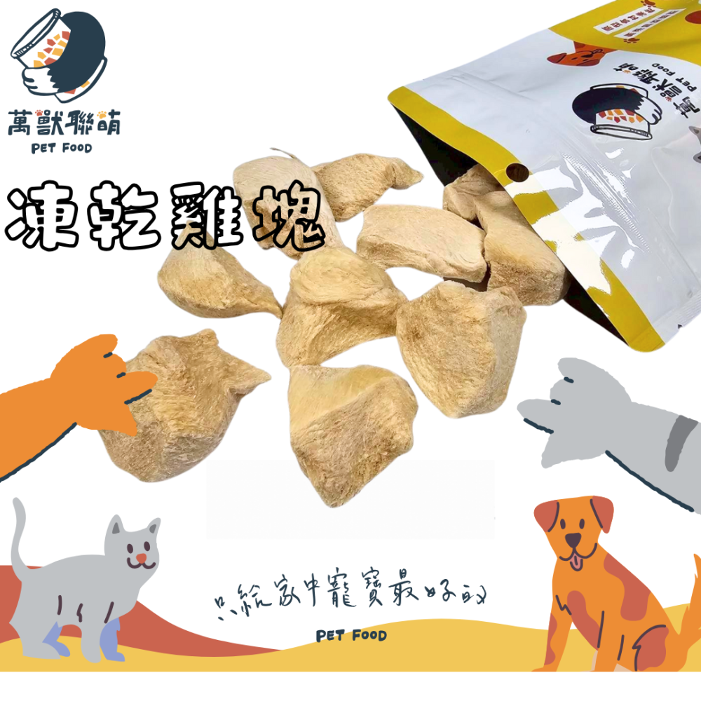 凍乾雞肉 冷凍乾燥 原肉凍乾 寵物零食 寵物凍乾 凍乾零食 貓零食 狗零食  美味點心 每包50克 DM小舖-細節圖2