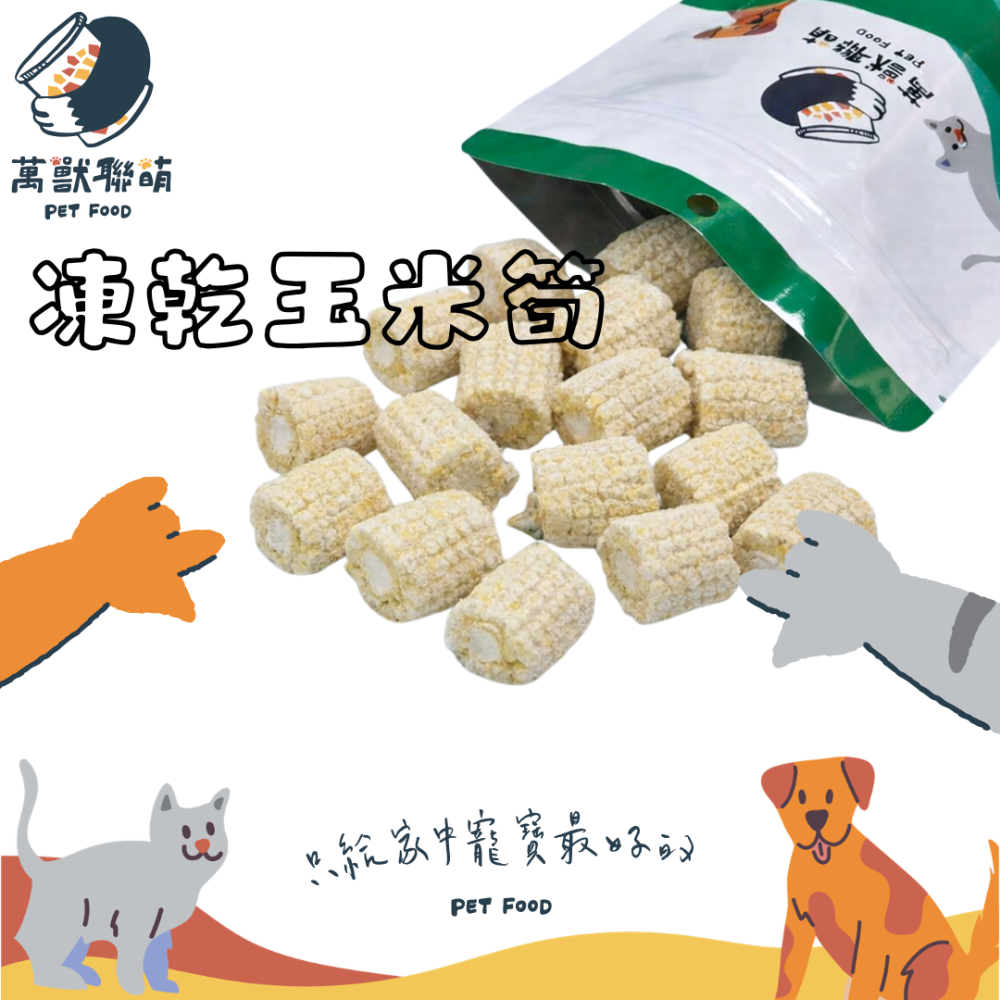 凍乾玉米筍 冷凍乾燥 凍乾玉米筍 凍乾南瓜 天然 寵物零食 貓零食 狗零食 貓凍乾 狗凍乾 凍乾食物 熟凍乾 小寵可食-細節圖3