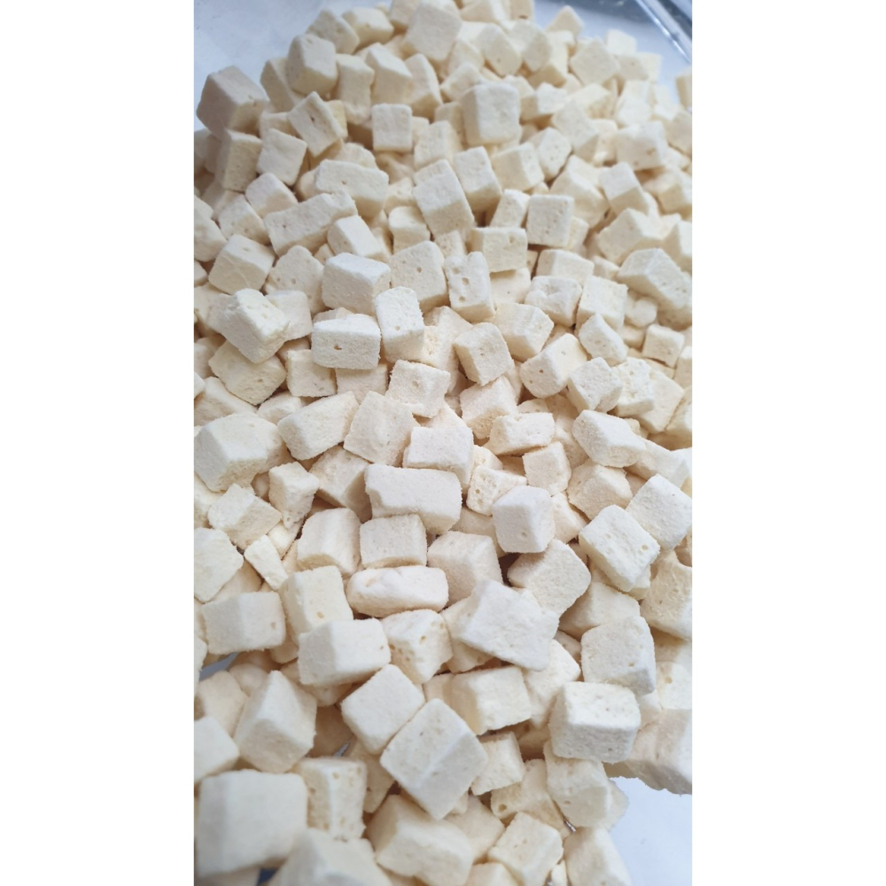 萬獸聯萌｜冷凍乾燥 凍乾豆腐 高蛋白 豆腐 零食 脫水豆腐 豆腐 天然 分裝 寵物零食 倉鼠零食黃金鼠 一線蜜袋鼯-細節圖4