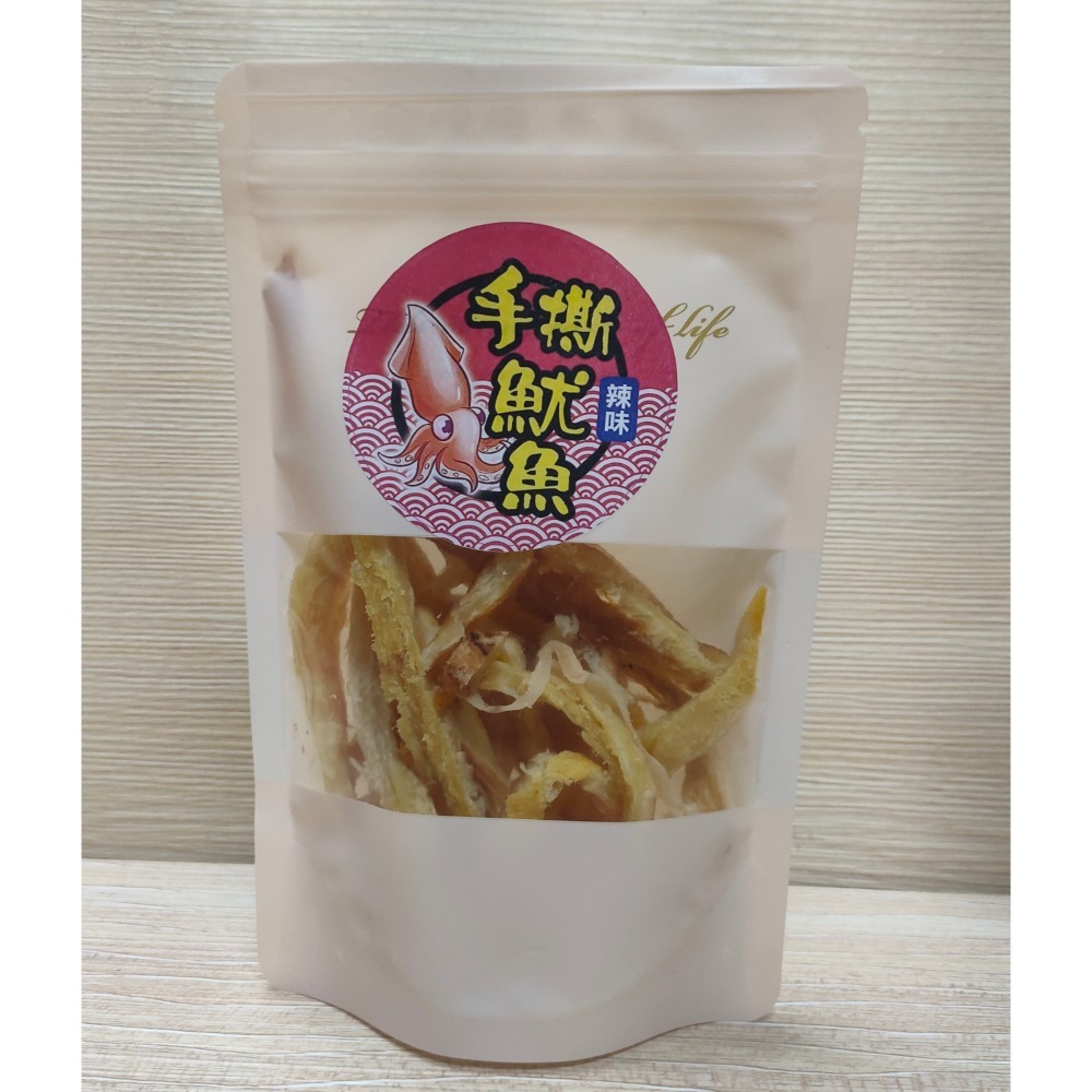 【千源品鮮屋】手撕魷魚(辣味/原味) 金門特夯品 不硬不柴 新鮮 越嚼越起勁 Q彈-規格圖4