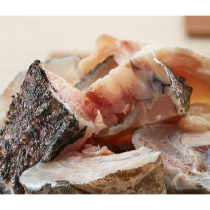 【阡源鮮蒔光】龍虎斑又稱珍珠斑 是透過雜交技術而培育出來 龍虎斑頭 澎湖養殖 箱網-細節圖2