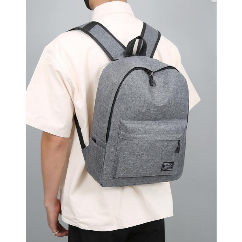 學生後背包 大容量 後背包 多隔層防潑水 雙肩包 大學生背包 大容量 背包 簡約後背包【LZM 生活嚴選】-細節圖6