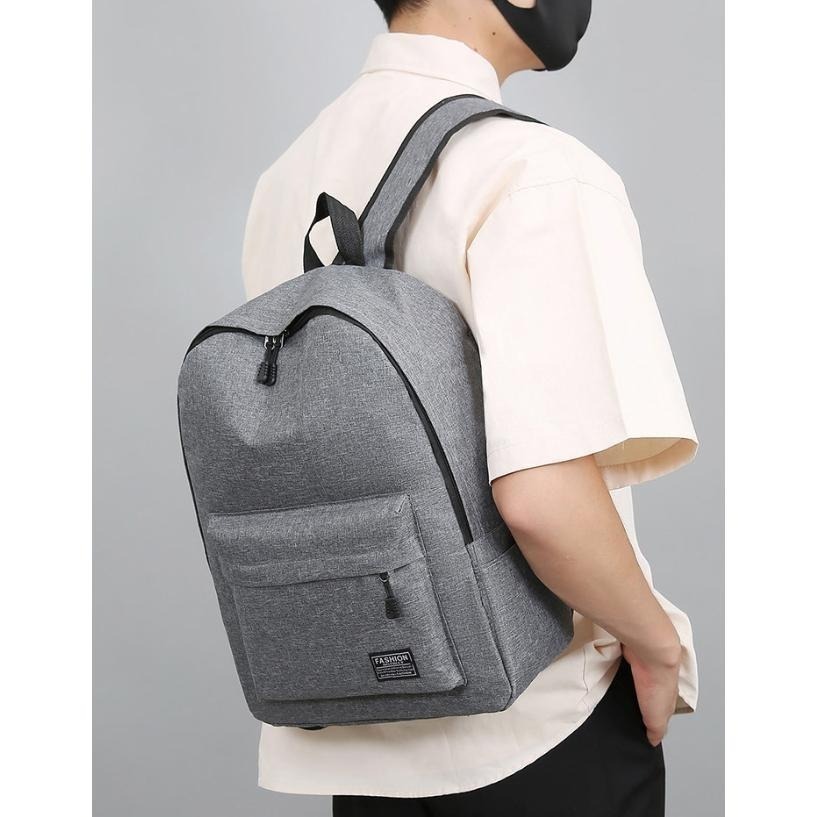 學生後背包 大容量 後背包 多隔層防潑水 雙肩包 大學生背包 大容量 背包 簡約後背包【LZM 生活嚴選】-細節圖7