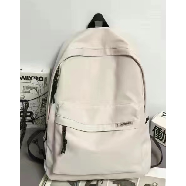 日韓風 學生後背包 大容量 後背包 多隔層防潑水 雙肩包 大學生背包 背包 書包 簡約後背包 【LZM 生活嚴選】-細節圖7