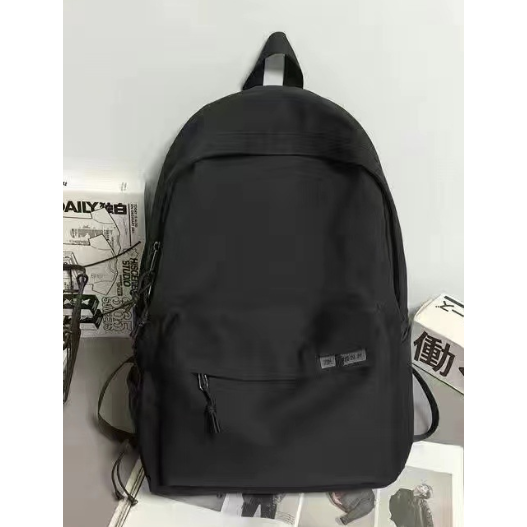 日韓風 學生後背包 大容量 後背包 多隔層防潑水 雙肩包 大學生背包 背包 書包 簡約後背包 【LZM 生活嚴選】-細節圖8