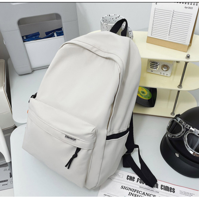 日韓風 學生後背包 大容量 後背包 多隔層防潑水 雙肩包 大學生背包 背包 書包 簡約後背包 【LZM 生活嚴選】-規格圖9