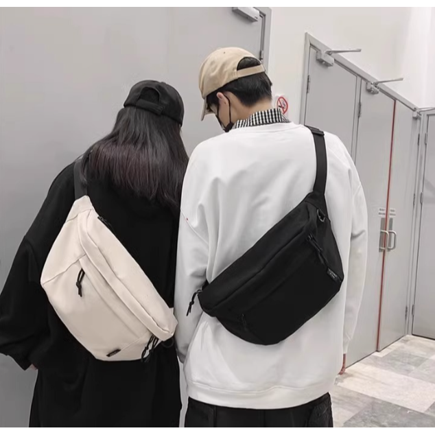 大容量側背包 休閒斜肩包 單肩包 斜肩包 胸包 腰包 休閒包 跨肩包 郵差包 女包 男包 斜跨包 WW097-細節圖6