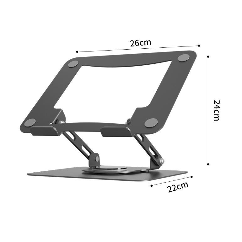 筆電散熱支架 360°旋轉 筆電支架 旋轉筆電支架 筆電散熱架 筆電支架 筆電架 電腦架 散熱架【LZM 生活嚴選】-細節圖2