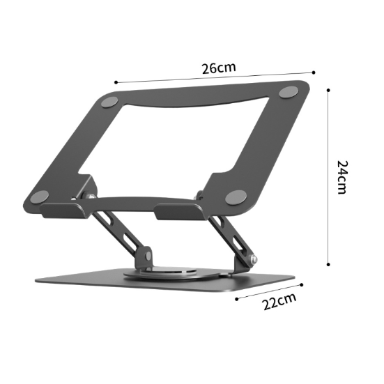 筆電散熱支架 360°旋轉 筆電支架 旋轉筆電支架 筆電散熱架 筆電支架 筆電架 電腦架 散熱架【LZM 生活嚴選】-規格圖7
