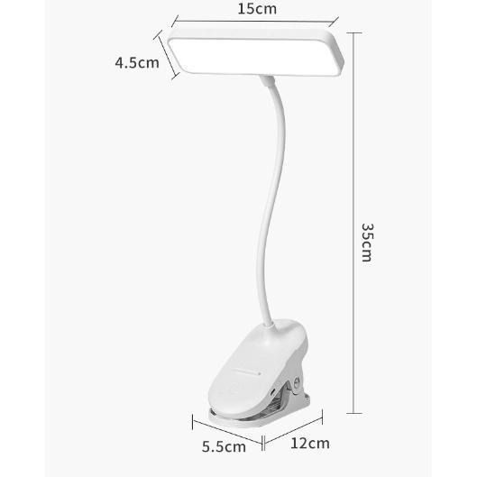 LED多功能檯燈 三段色溫多段調光 夾式檯燈 摺疊檯燈 USB充電 夾燈 檯燈 護眼檯燈【LZM 生活嚴選】-細節圖2