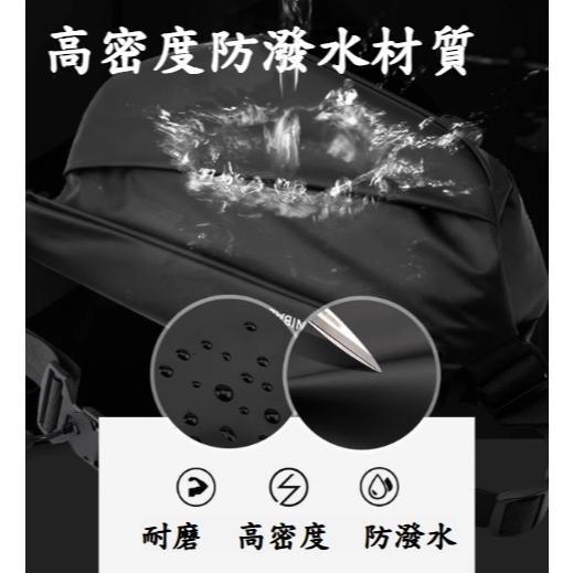 磁扣單肩包 防水包 側背包 斜背包 郵差包 胸包 單肩包 男包 男生包包 休閒包 磁吸扣斜背包 WW079-細節圖9