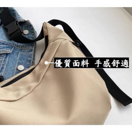 簡約側肩包 輕量側肩包 側背包 肩背包 休閑百搭托特包韓版腋下包學生書包 斜背包ins 胸包 女包【LZM 生活嚴選】-細節圖3