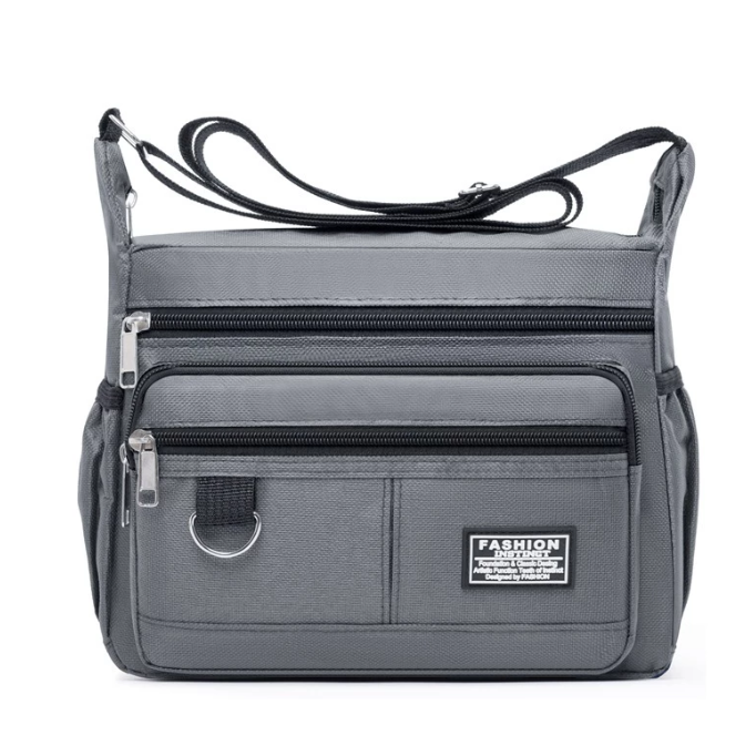 五層大容量斜肩包 側背包 包包多口袋 防水耐磨背包 斜背包男 多口袋做生意包 郵差包 男士斜背包 WW047-規格圖7