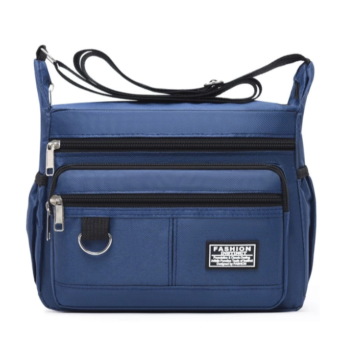 五層大容量斜肩包 側背包 包包多口袋 防水耐磨背包 斜背包男 多口袋做生意包 郵差包 男士斜背包 WW047-規格圖7