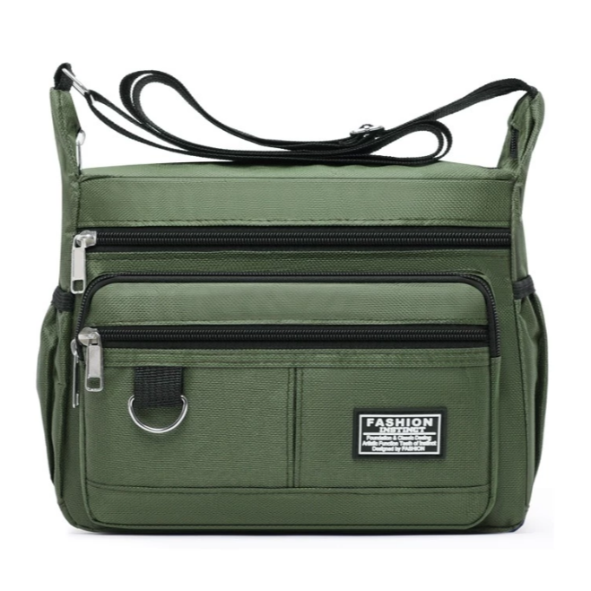 五層大容量斜肩包 側背包 包包多口袋 防水耐磨背包 斜背包男 多口袋做生意包 郵差包 男士斜背包 WW047-規格圖7