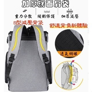 大容量後背包 可放16吋 背包女 帆布 尼龍 防水 小後背包 電腦包 背包 後背包 書包 雙肩包 WW069-細節圖7