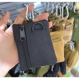 零錢包 鑰匙包 錢包 卡片包 腰包 小包 收納包 D扣 登山 露營 包 多功能收納包 背包小掛包 【LZM 生活嚴選】-細節圖4