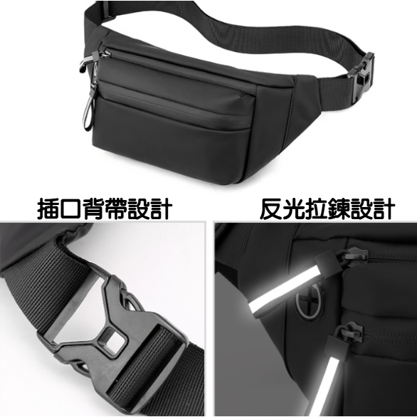 休閒防水多功腰包 單車包 單肩包 胸前包 斜背包 斜挎包 小胸包 運動腰包 腰包 防水 WW014-細節圖7