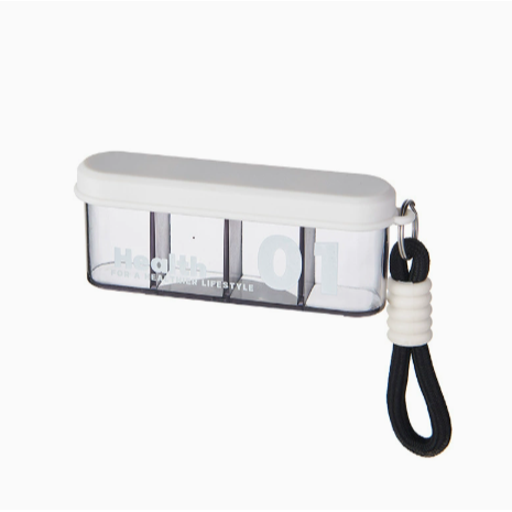 便攜分隔式藥盒 透明藥盒 藥盒 隨身藥盒 防潮藥盒 迷你藥盒 小藥盒 一週藥盒 迷你收納盒 旅行收納 【LZM 生活嚴選-規格圖9