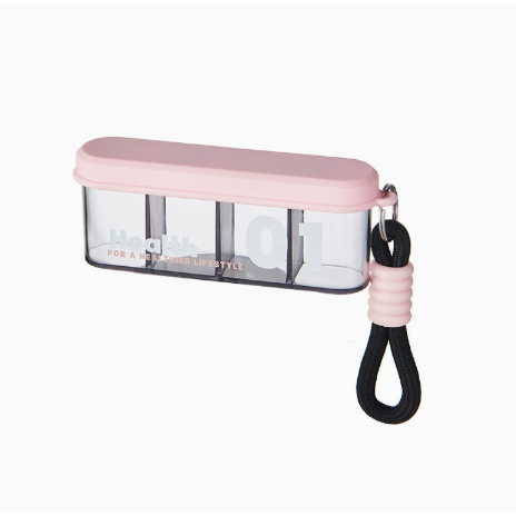 便攜分隔式藥盒 透明藥盒 藥盒 隨身藥盒 防潮藥盒 迷你藥盒 小藥盒 一週藥盒 迷你收納盒 旅行收納 【LZM 生活嚴選-規格圖9